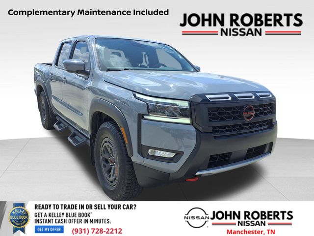 Boulder Gray Pearl 2025 Nissan Frontier PRO-X Crew Cab RWD Pickup Truck 4X2 9-Speed Automatic Overdrive