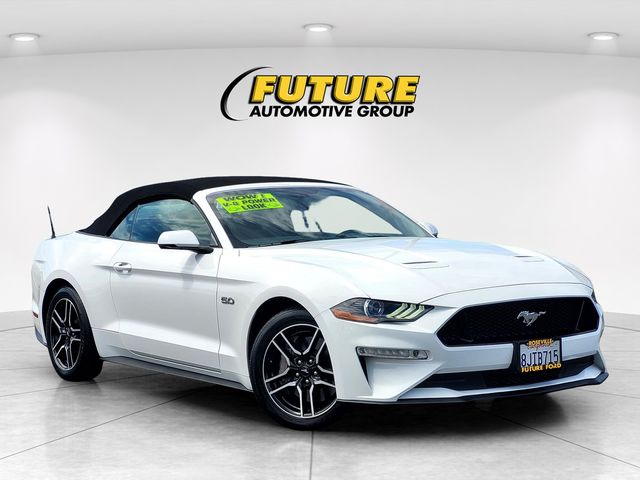 Oxford White 2019 Ford Mustang Convertible Rear-Wheel Drive Automatic