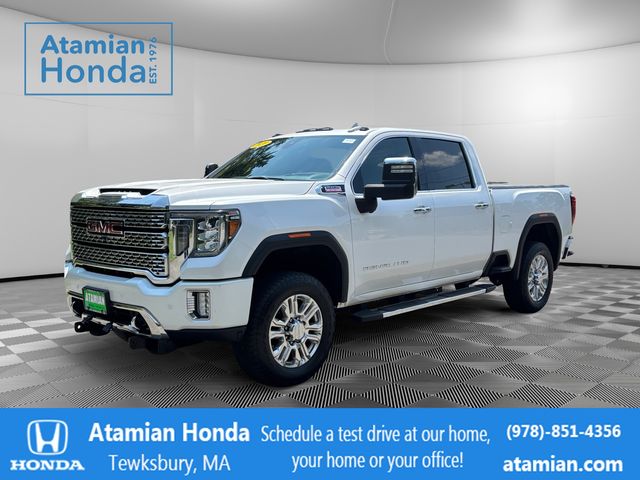 White Frost 2020 GMC Sierra 2500HD Pickup Truck Four-Wheel Drive Automatic