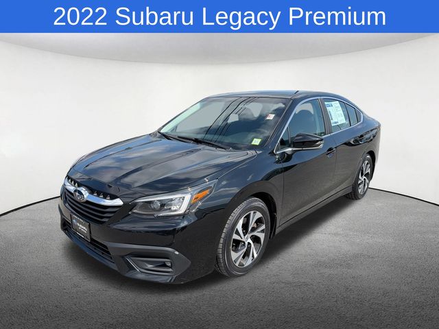 Crystal Black Silica 2022 Subaru Legacy Premium AWD Sedan All-Wheel Drive Continuously Variable Transmission