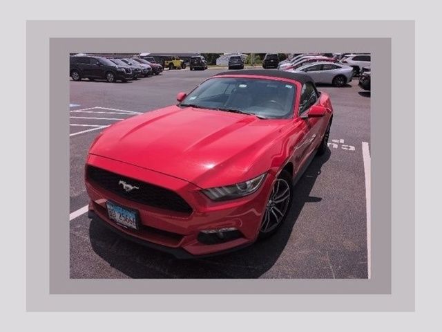 Race Red 2017 Ford Mustang EcoBoost Premium Convertible RWD Convertible Rear-Wheel Drive 6-Speed Automatic