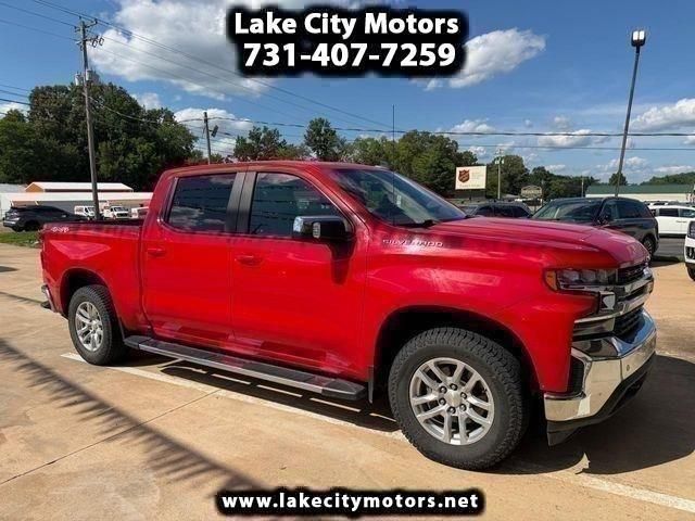 Red Hot 2019 Chevrolet Silverado 1500 Pickup Truck Four-Wheel Drive 8-Speed Automatic
