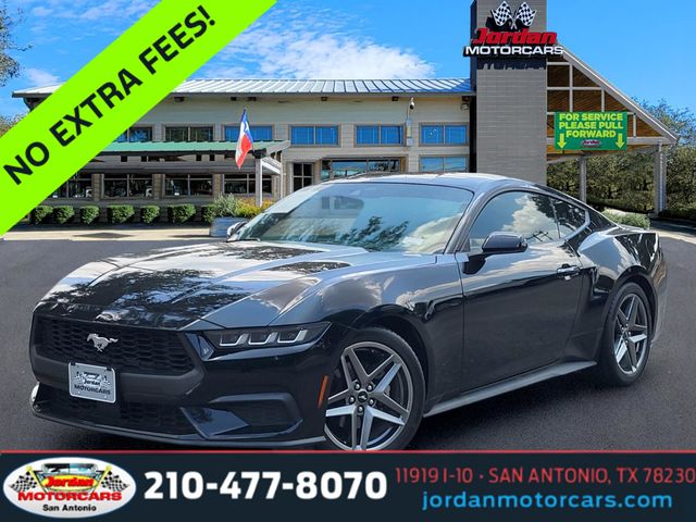 Shadow Black 2024 Ford Mustang Coupe Rear-Wheel Drive Automatic