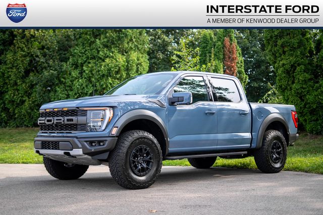 Blue (Azure Gray Metallic) 2023 Ford F-150 Pickup Truck Four-Wheel Drive Automatic