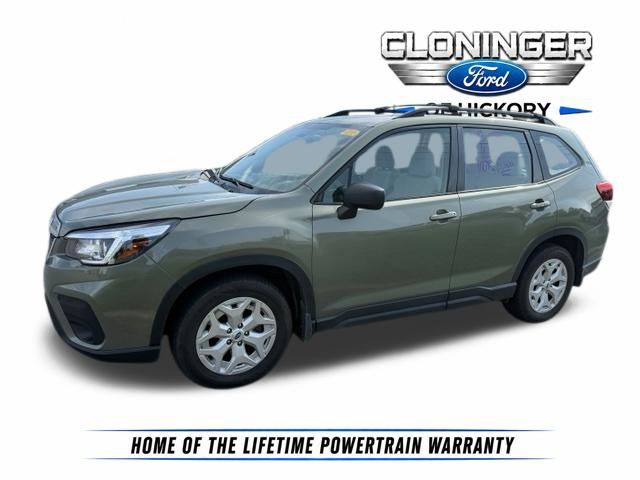 Jasper Green Metallic 2019 Subaru Forester SUV / Crossover All-Wheel Drive Continuously Variable Transmission