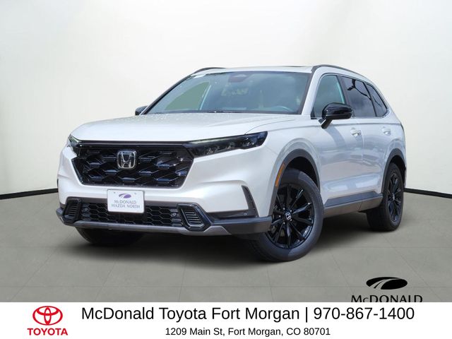 Platinum White Pearl 2025 Honda CR-V Hybrid SUV / Crossover All-Wheel Drive Continuously Variable Transmission