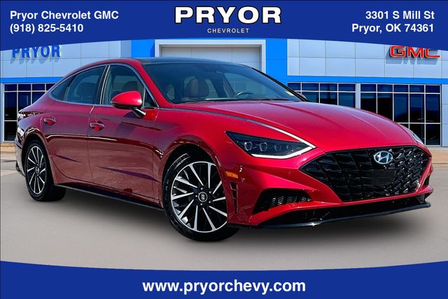 Calypso Red 2020 Hyundai Sonata Sedan Front-Wheel Drive 8-Speed Automatic Overdrive