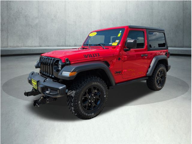 Firecracker Red Clearcoat 2021 Jeep Wrangler SUV / Crossover Four-Wheel Drive 8-Speed Automatic