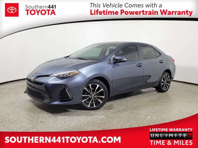 Slate Metallic 2019 Toyota Corolla SE Sedan Front-Wheel Drive Continuously Variable Transmission