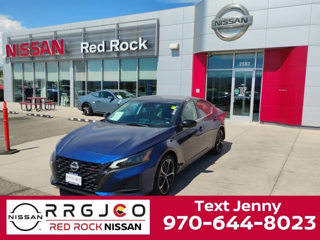 Deep Blue Pearl 2024 Nissan Altima Sedan Front-Wheel Drive Continuously Variable Transmission