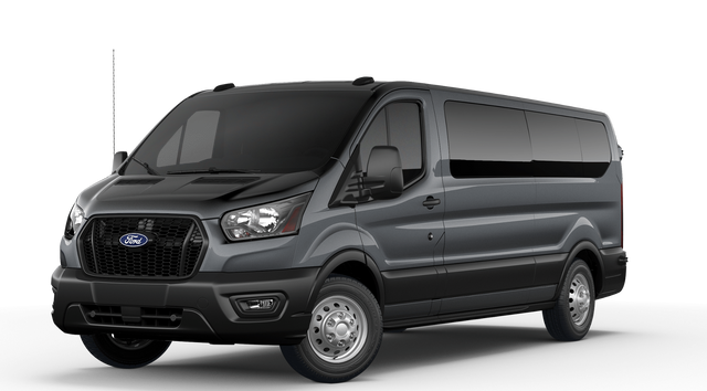 Carbonized Gray Metallic 2026 Ford Transit Passenger 350 XL Low Roof LB AWD Van All-Wheel Drive