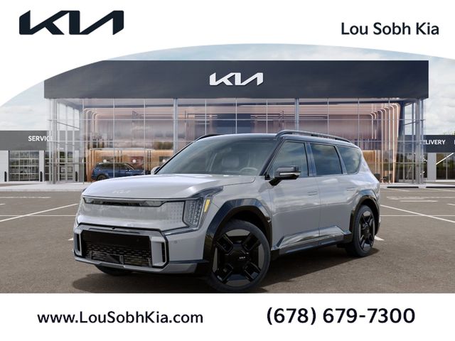 Gray / Black 2026 Kia EV9 GT-Line AWD SUV / Crossover All-Wheel Drive 1-Speed Automatic
