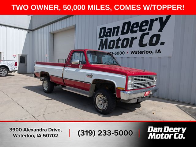 Red 1984 Chevrolet C/K 10 Pickup Truck Automatic