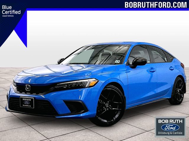 2023 Honda Civic Sport Blue at Rochrich Mazda