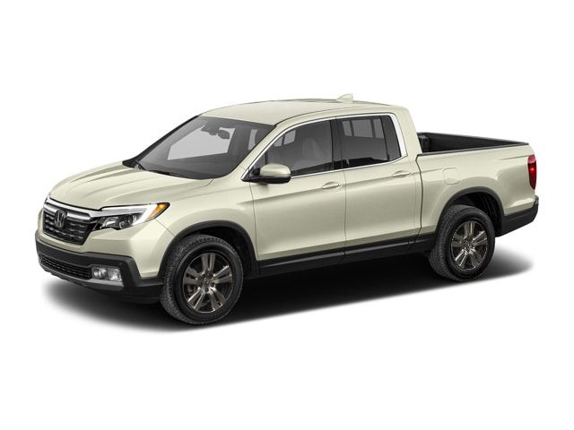White 2017 Honda Ridgeline Pickup Truck All-Wheel Drive 6-Speed Automatic