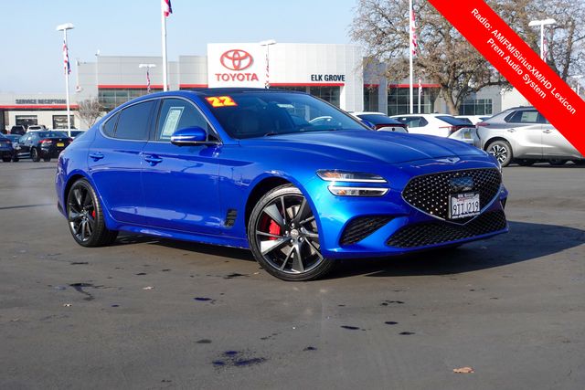 used 2022 Genesis G70 car, priced at $33,000