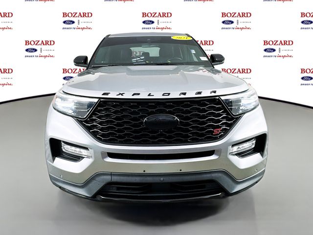 2021 Silver Metallic Ford Explorer ST 4X4 SUV