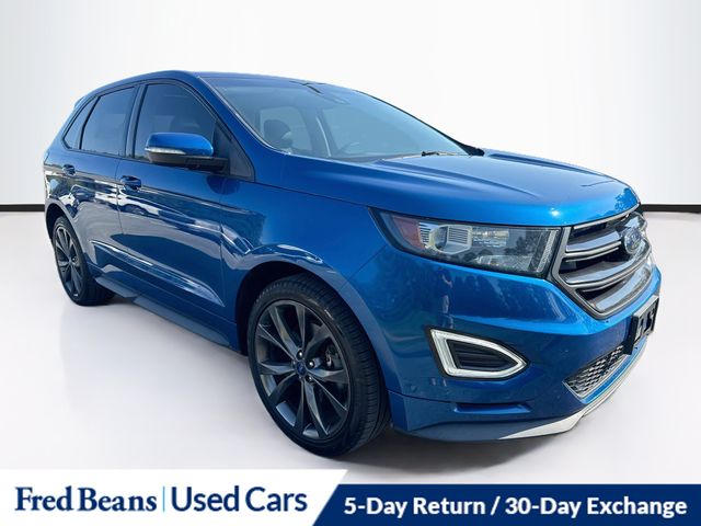 Lightning Blue Metallic 2018 Ford Edge SUV / Crossover All-Wheel Drive 6-Speed Automatic