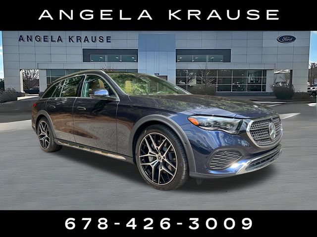Nautical Blue Metallic 2025 Mercedes-Benz E-Class All-Terrain Wagon All-Wheel Drive 9-Speed Automatic