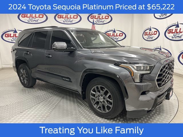 Magnetic Gray Metallic 2024 Toyota Sequoia SUV / Crossover Four-Wheel Drive Automatic