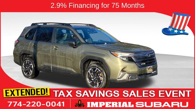 Autumn Green Metallic 2026 Subaru Forester SUV / Crossover All-Wheel Drive Continuously Variable Transmission