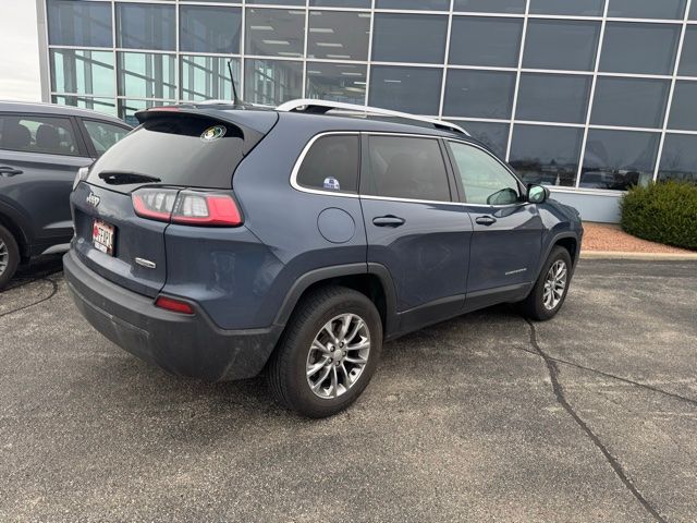 Used 2020 Slate Blue Pearlcoat Jeep Latitude Plus image 3