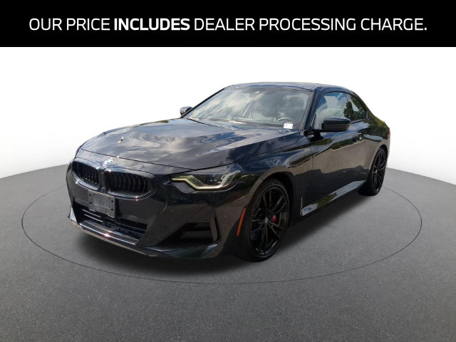Black Sapphire Metallic 2024 BMW 2 Series Coupe All-Wheel Drive 8-Speed Automatic