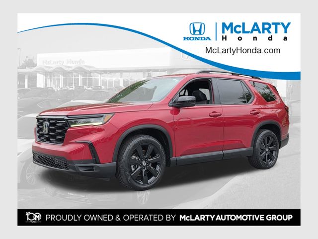 Radiant Red Metallic II 2025 Honda Pilot Black Edition AWD SUV / Crossover All-Wheel Drive Automatic