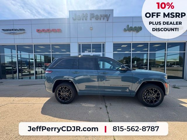 Gray (Steel Blue) 2026 Jeep Grand Cherokee SUV / Crossover Four-Wheel Drive 8-Speed Automatic