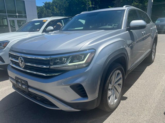 2023 Volkswagen Atlas Cross Sport 3.6L V6 SE w/Technology Silver at Sutliff Volkswagen