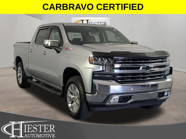 Silver Ice Metallic 2019 Chevrolet Silverado 1500 Pickup Truck Four-Wheel Drive 8-Speed Automatic
