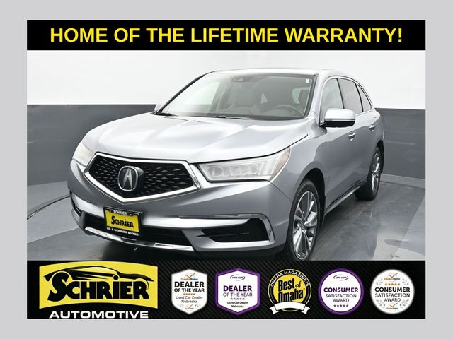 Silver Metallic 2017 Acura MDX SH-AWD with Technology Package SUV / Crossover All-Wheel Drive 9-Speed Automatic