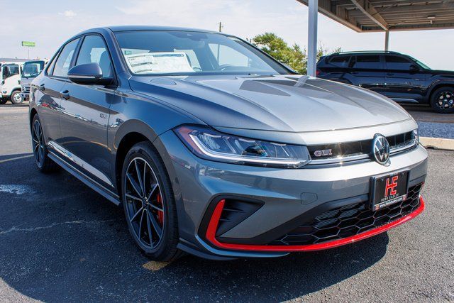 Gray 2025 Volkswagen Jetta GLI Autobahn FWD Sedan Front-Wheel Drive 6-Speed Manual