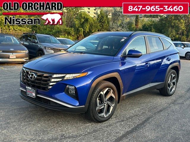 Intense Blue 2022 Hyundai Tucson SUV / Crossover All-Wheel Drive 8-Speed Automatic