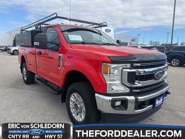 Race Red 2021 Ford F-350 Super Duty XLT LB 4WD Pickup Truck Four-Wheel Drive Automatic