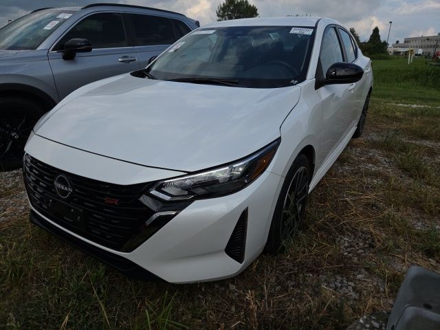 Aspen White Tricoat 2025 Nissan Sentra Sedan Front-Wheel Drive Continuously Variable Transmission