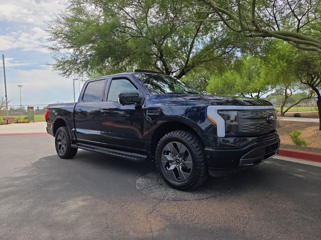 Blue Metallic 2023 Ford F-150 Lightning Pickup Truck All-Wheel Drive Automatic