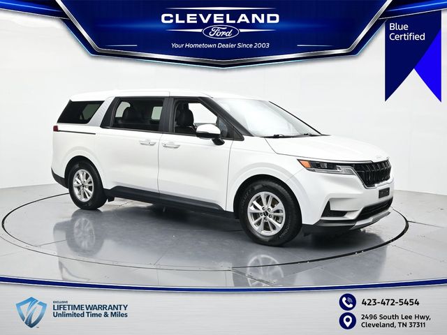 Snow White Pearl 2022 Kia Carnival Minivan Front-Wheel Drive 8-Speed Automatic
