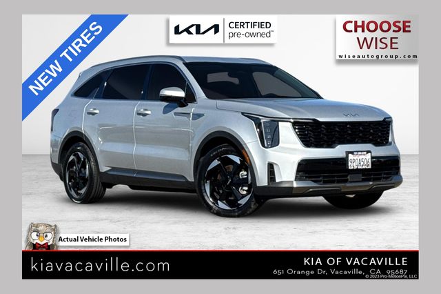 Silky Silver 2025 Kia Sorento Hybrid SUV / Crossover All-Wheel Drive 6-Speed Automatic