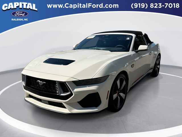 Wimbledon White 2025 Ford Mustang Convertible Rear-Wheel Drive Automatic