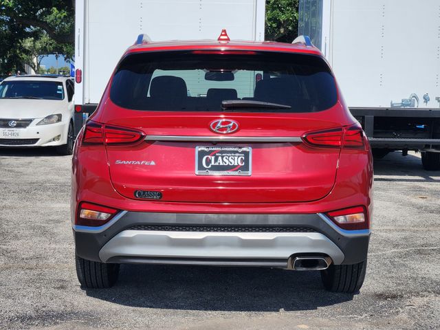 2019 Hyundai Santa Fe SEL Plus Red at DeMontrond Gulf Freeway