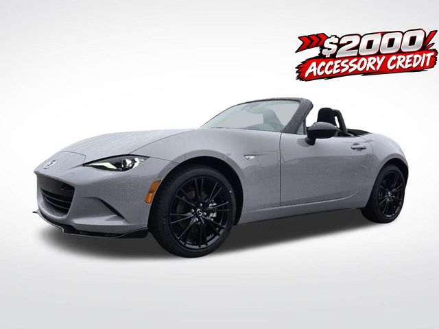 Aero Gray Metallic 2026 Mazda MX-5 Miata Convertible Rear-Wheel Drive 6-Speed Manual