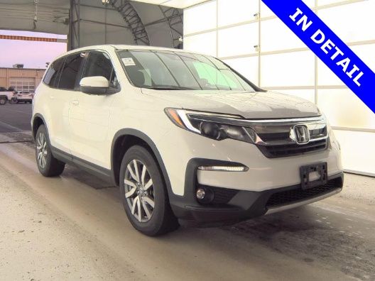 Platinum White Pearl 2020 Honda Pilot EX-L AWD with Navigation and RES SUV / Crossover Front-Wheel Drive 6-Speed Automatic