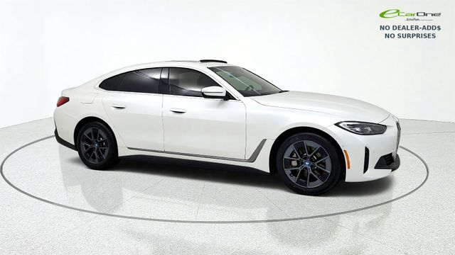 Mineral White Metallic 2023 BMW i4 Sedan Rear-Wheel Drive Automatic