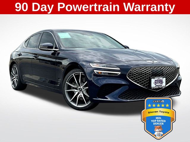 Adriatic Blue 2022 Genesis G70 Sedan Rear-Wheel Drive 8-Speed Automatic