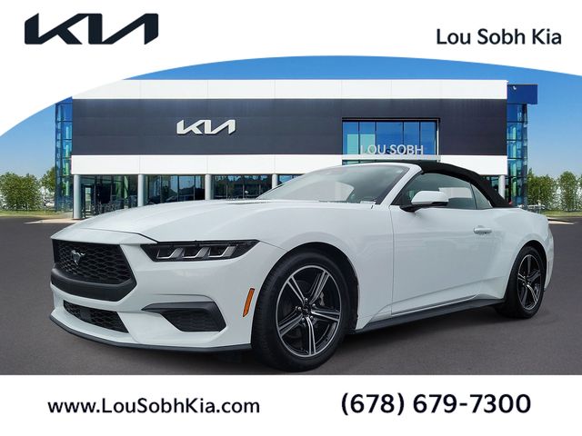 Oxford White 2024 Ford Mustang Convertible Rear-Wheel Drive Automatic