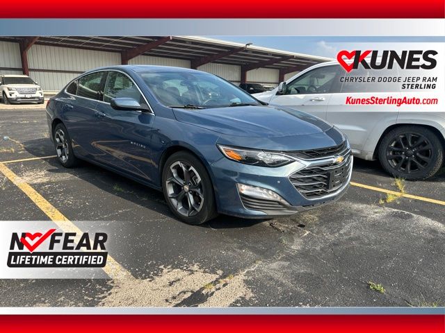 Lakeshore Blue Metallic 2024 Chevrolet Malibu Sedan Front-Wheel Drive Continuously Variable Transmission