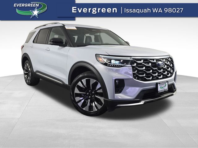 Space White Metallic 2025 Ford Explorer Platinum AWD SUV / Crossover All-Wheel Drive Automatic