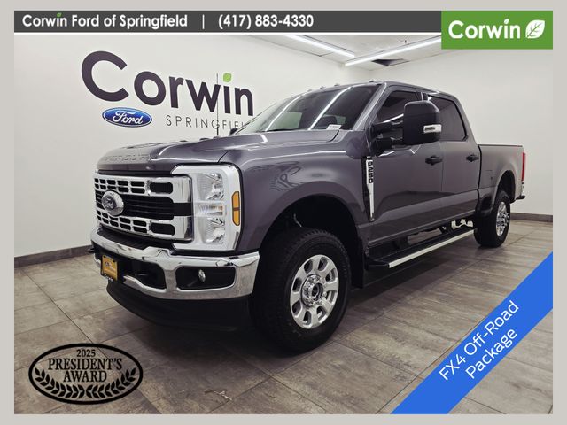 Carbonized Gray Metallic 2024 Ford F-250 Super Duty XLT SuperCab 4WD Pickup Truck Four-Wheel Drive Automatic