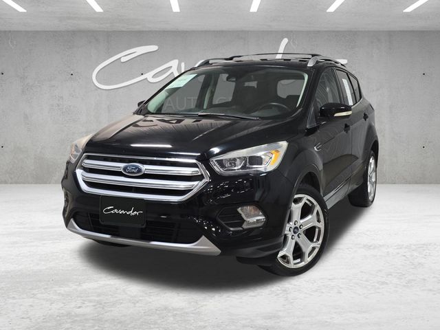 Shadow Black 2018 Ford Escape Titanium FWD SUV / Crossover Front-Wheel Drive 6-Speed Automatic